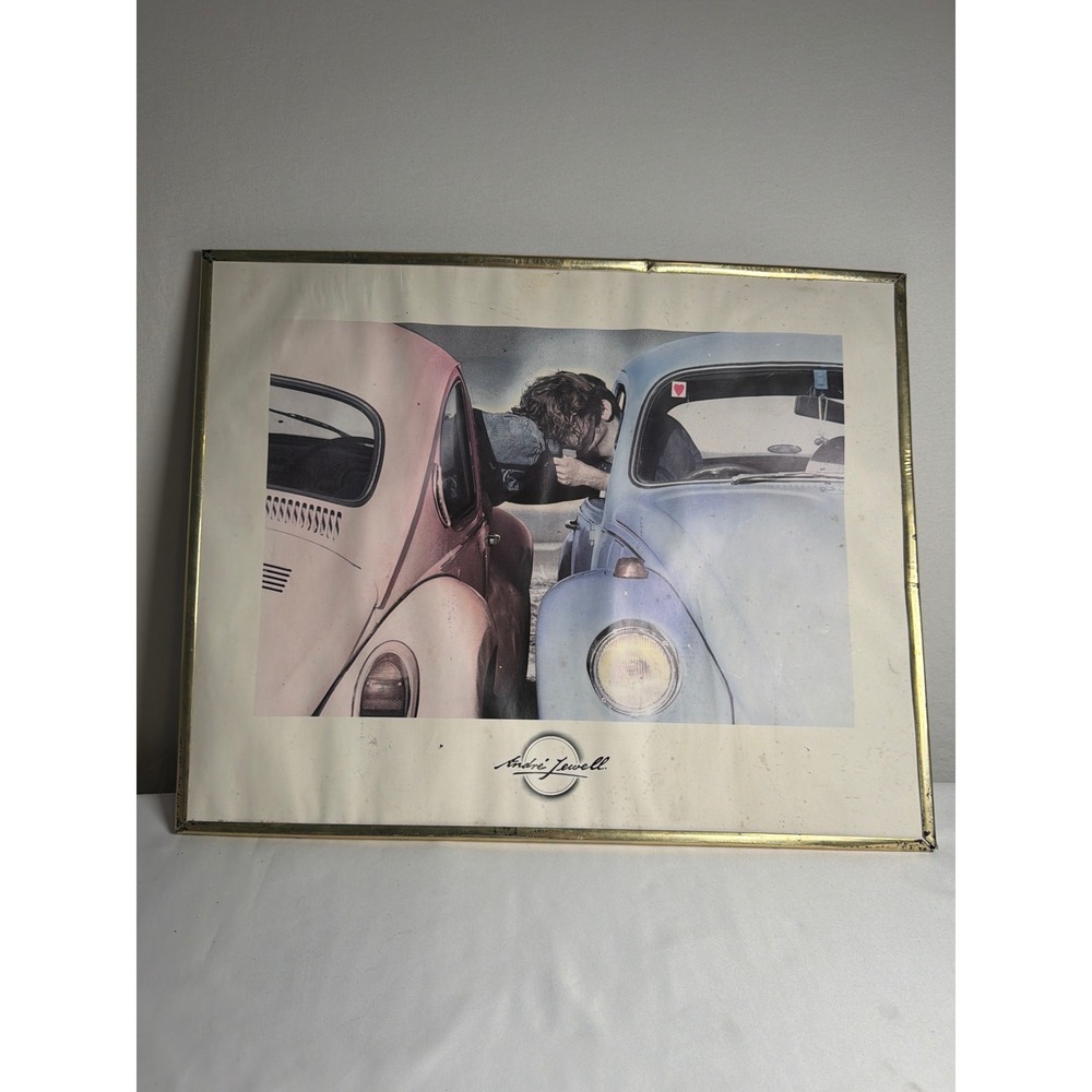 VINTAGE Andre Jewell VW Bug Photography Art Print Unisex 20x16 Multi Fair